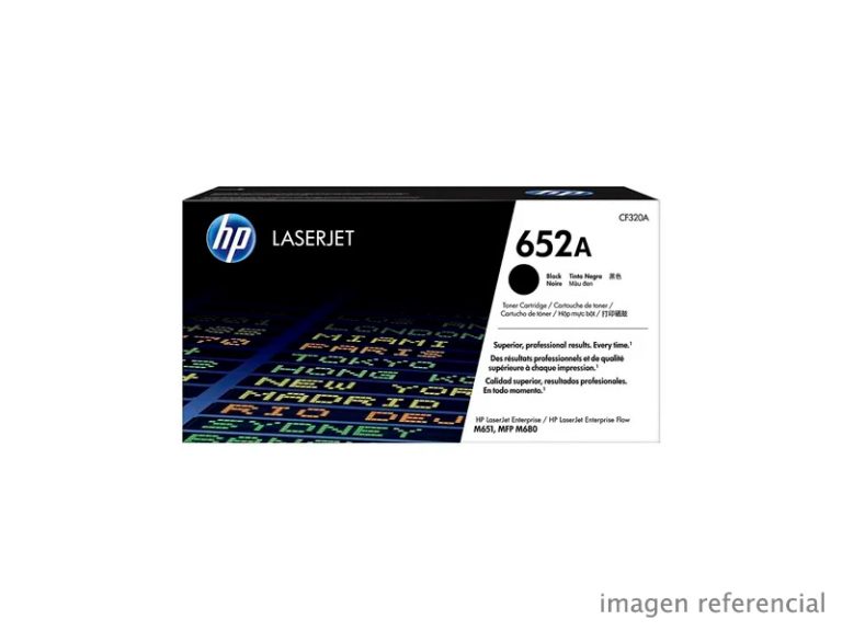 Toner HP CF320A 652A Empresarial M680 Negro 11,500 Paginas
