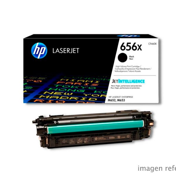 Toner HP CF460X 656X Negro Empresarial M652 27,000 Paginas