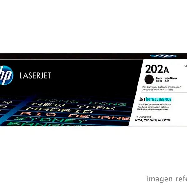 Toner HP CF500A 202A Negro M254DW M281FDW 1,400 páginas