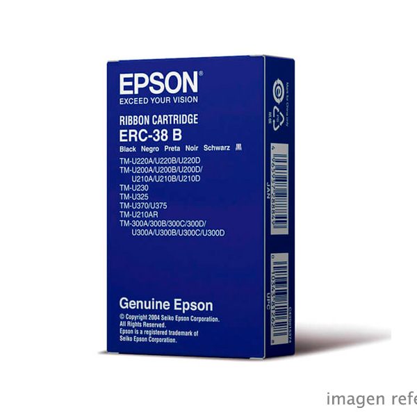 Cinta Epson Erc-38b Para Tm-U200 Tm-U220 Tm-300 Tm-325 Tm-375