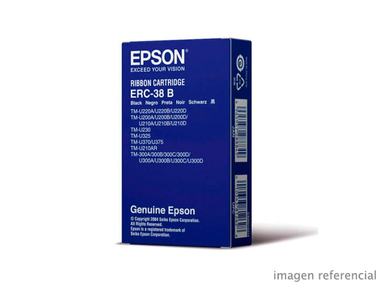 Cinta Epson Erc-38b Para Tm-U200 Tm-U220 Tm-300 Tm-325 Tm-375