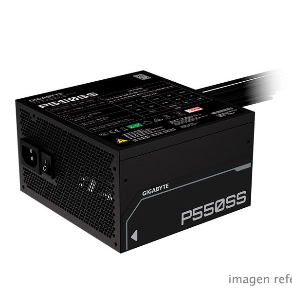 Fuente de Poder Gigabyte GP-P550SS ICE 550W, 80 PLUS Silver ATX Refrigeración Silenciosa