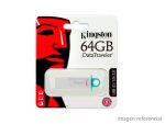Memoria USB Kingston DataTraveler Exodia 64GB USB 3.2 Blanco KC-U2G64-5R