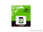Memoria SD Kingston 64GB SDHC UHS-I 100MB/s Clase 10 SDS3/64GB