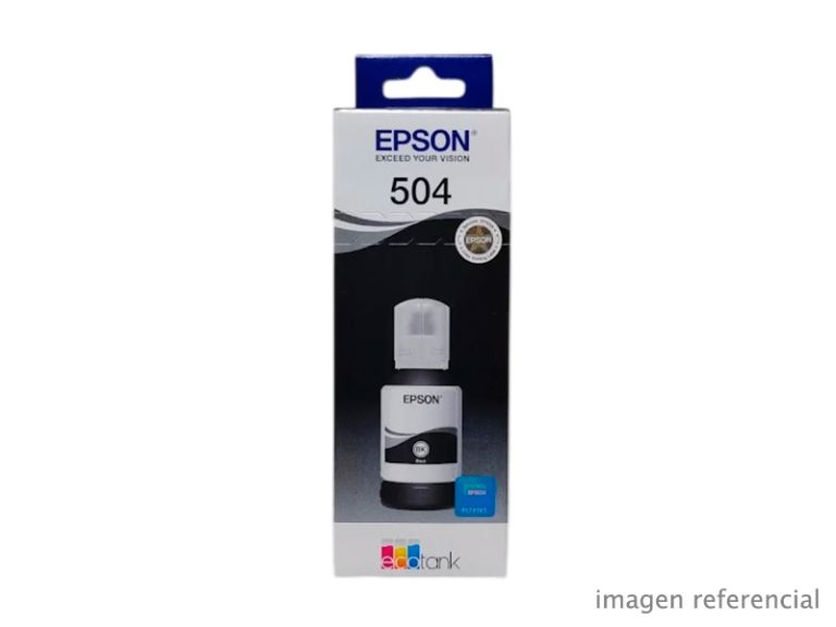 Tinta Epson T504120 Negro L4360, L6270, L6370 127ml