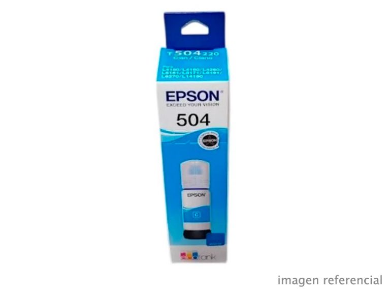 Tinta Epson T504220-AL Cian L4150, L4160, L4260, L14150, L6171, L6270 70 ml