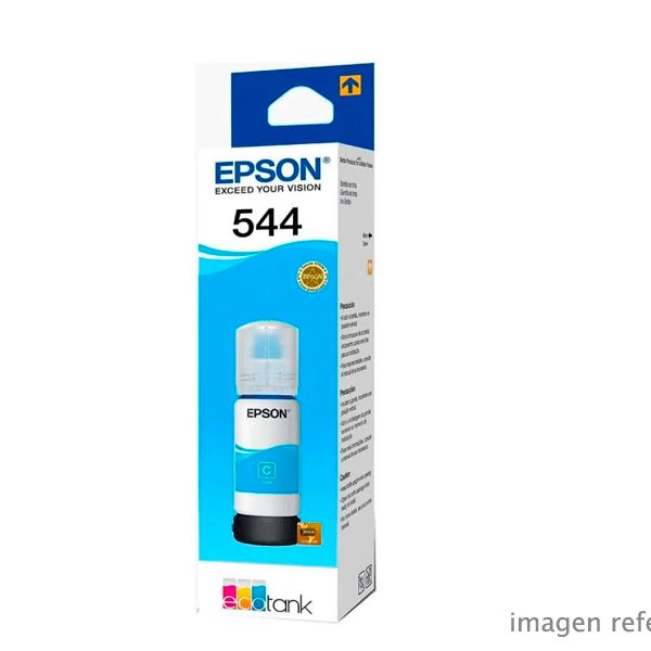 Tinta Epson T544220-AL Cyan EcoTank 70ml para L3110, L3210 y L5590