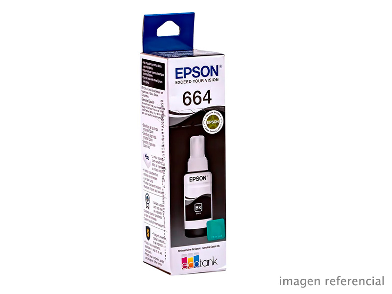 T664120-AL Tinta Epson T664120-AL Negro EcoTank L210 L355 70ml