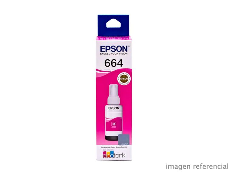 Tinta Epson T664320 664 Magenta L555, L575, L210, L355 70ml