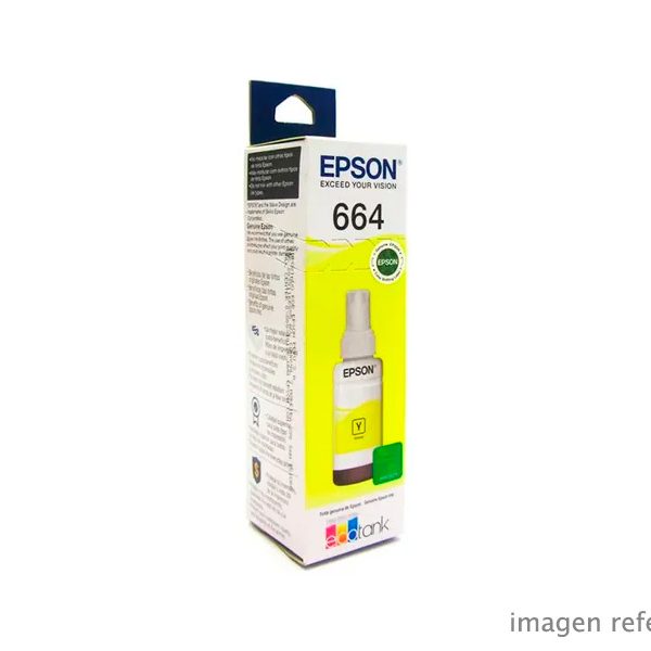 Tinta Epson T664420 Amarillo L210, L355 70ml