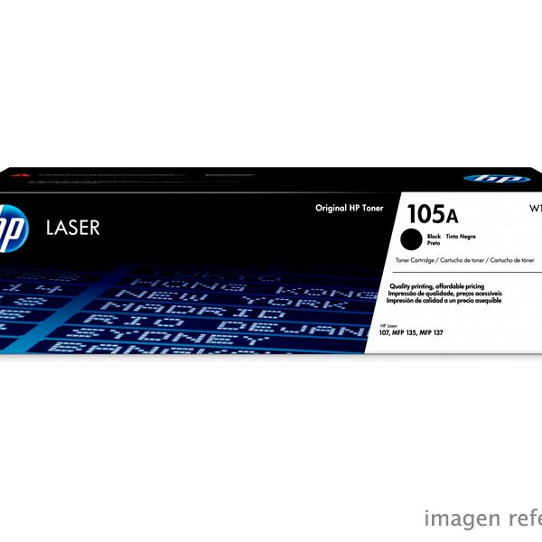 Toner HP W1105A 105A LaserJet 107a Negro 1,000 Páginas