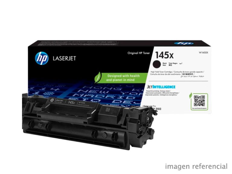 Toner HP 145X W1450X Negro LaserJet 3103 3,800 Páginas