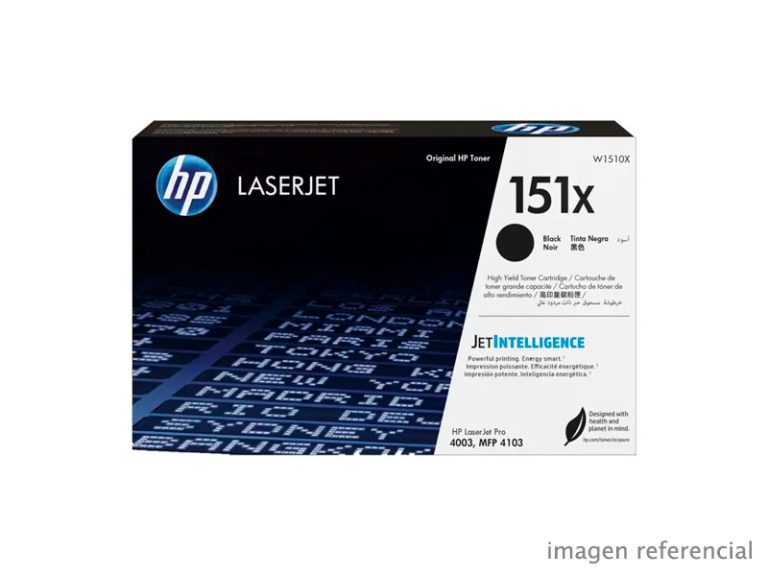Toner HP W1510X 151X LaserJet 4003 Negro 9,700 páginas
