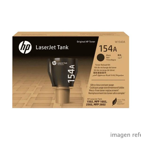 Toner HP W1540A 154A LaserJet 1502 Negro 2,500 Páginas