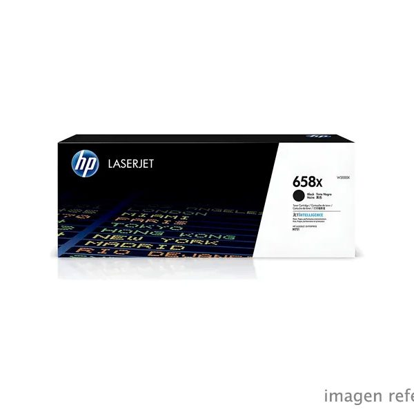 Toner HP W2000X 658X Negro LaserJet M571, 33,000 Páginas