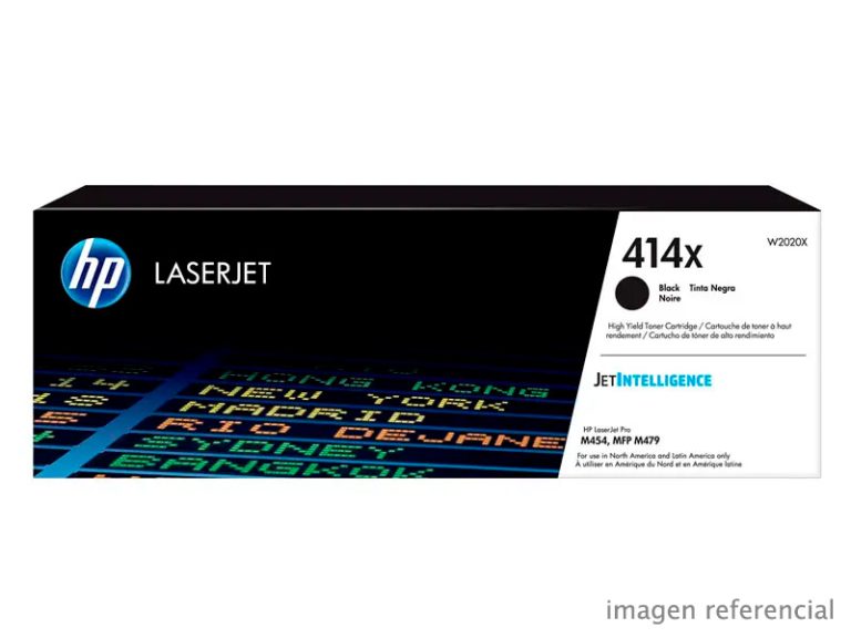 Toner HP W2020X 414X Negro LaserJet Pro M454 7500 Paginas