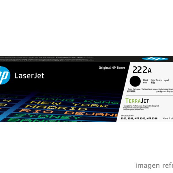 Toner HP W2220A (222a) l.j. m3303 Black 1,300 páginas