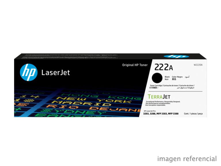 Toner HP W2220A (222a) l.j. m3303 Black 1,300 páginas