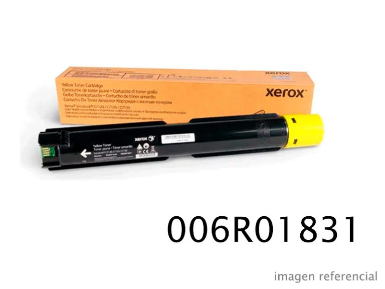 Toner Xerox 006R01831 Amarillo VersaLink C7120, C7125, C7130, 18,500 páginas