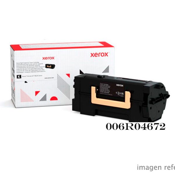 Toner Xerox 006R04672 Negro VersaLink B620 B625 25,000 Páginas