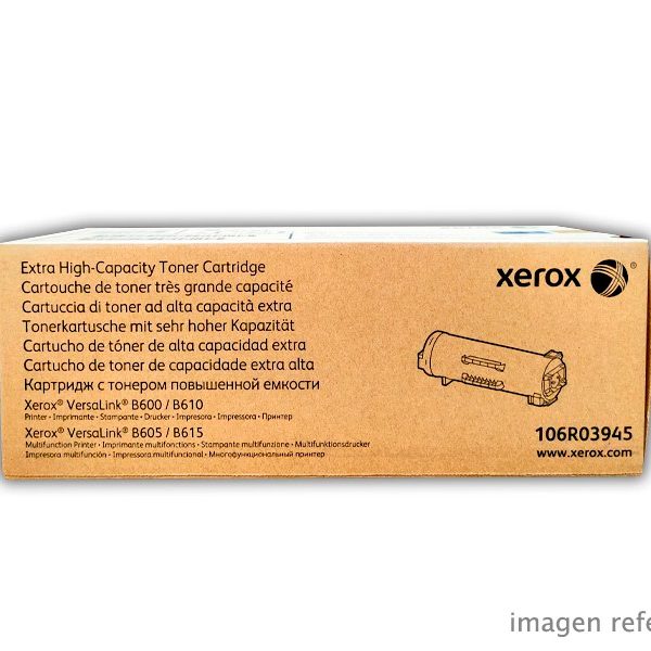 Toner Xerox 106R03945 Versalink B600 B610 46,700 páginas