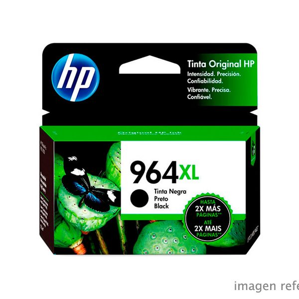 Tinta HP 3JA57AL 964XL Negra OfficeJet Pro 9010 2000 páginas
