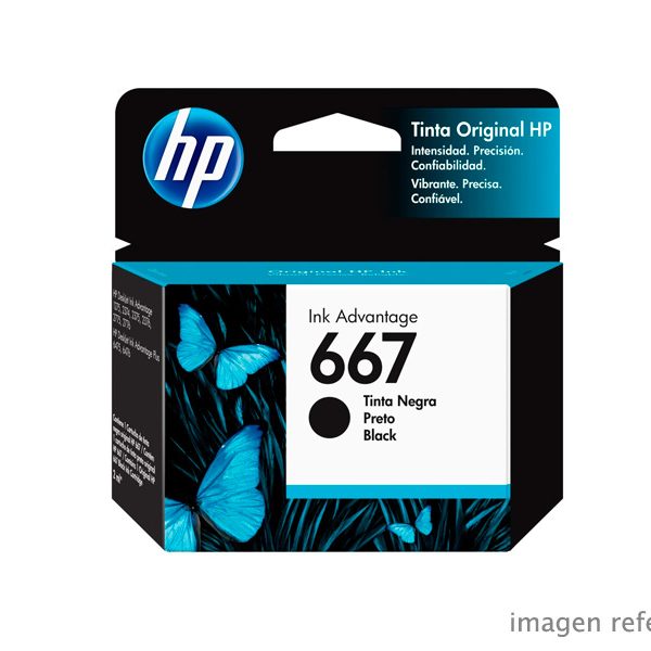 Tinta Hp 3ym79al 667 Black Para Deskjet 2775 4175