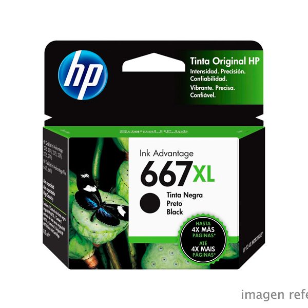 Tinta HP 3YM81AL 667XL Black Advantage 2775 Negro 480 Paginas