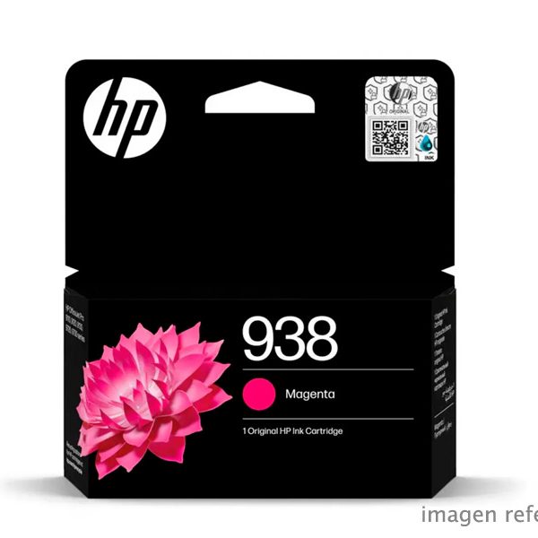Cartucho de Tinta HP 4S6X6PL 938 Magenta OfficeJet Pro 9110/9130/9730 800 Páginas