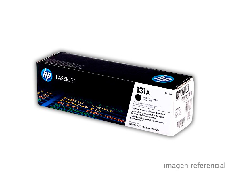 CF210A Toner HP CF210A 131A LaserJet M251 M276 Negro 1,600 Paginas
