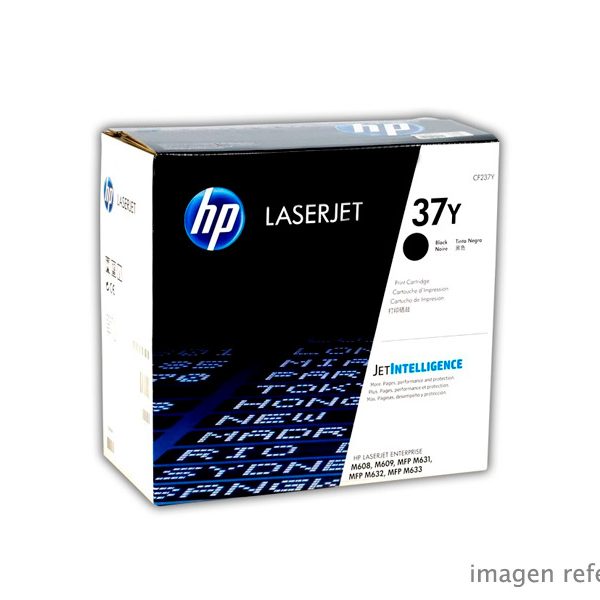 Toner HP CF237Y 37Y Negro LaserJet Enterprise M631 41,000 Páginas