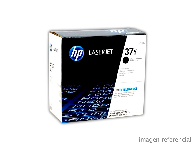 CF237Y Toner HP CF237Y 37Y Negro LaserJet Enterprise M631 41,000 Páginas