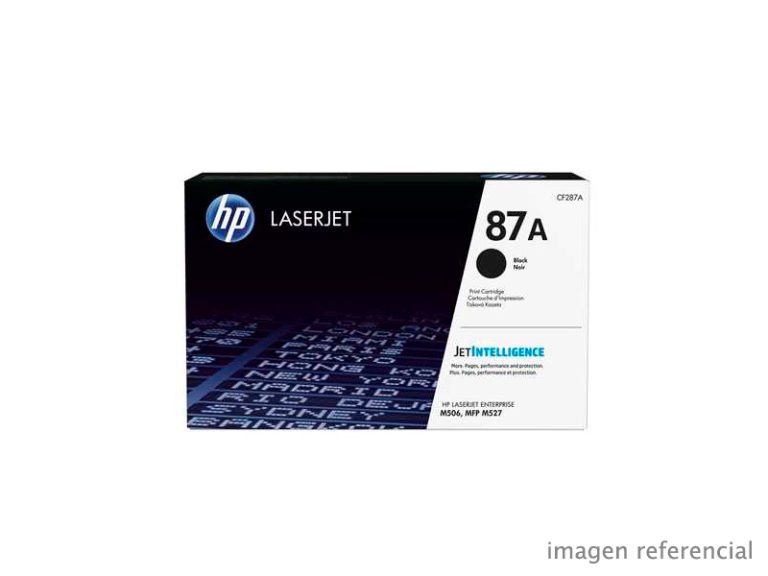 Toner HP CF287A 87A LaserJet Enterprise M506 Negro 9,000 Paginas