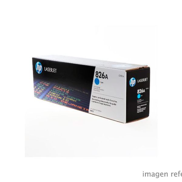 Toner Hp Cf311a 826a Laserjet Enterprise M855dn Cyan 31,500 Paginas