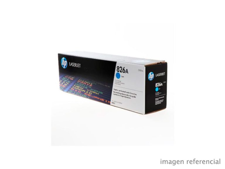 Toner Hp Cf311a 826a Laserjet Enterprise M855dn Cyan 31,500 Paginas