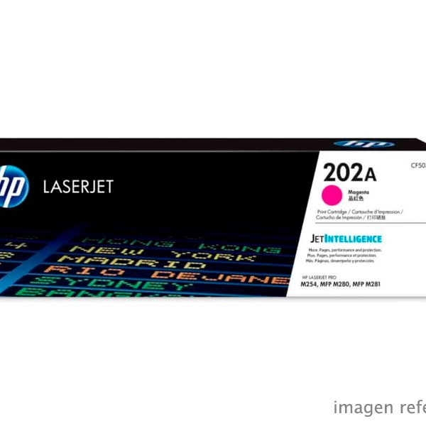 Toner HP CF503A 202A LaserJet Pro M254 M281 Magenta 1,300 Paginas