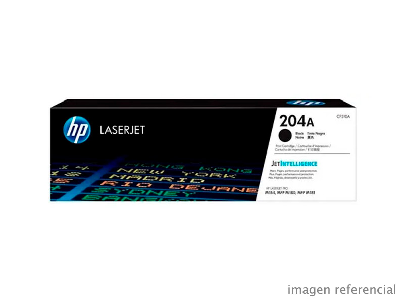 CF510A Toner HP CF510A 204A Negro LaserJet Pro M154 1100 Paginas