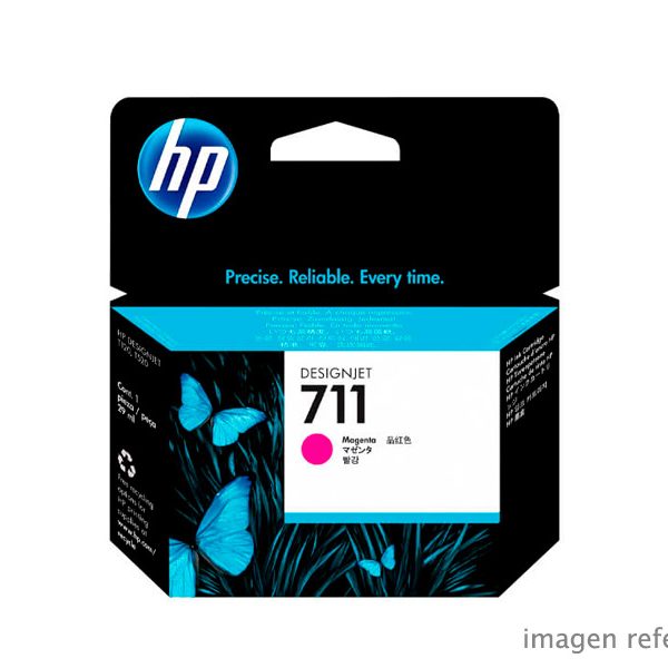 Tinta HP 711 Magenta CZ131A HP DesignJet T120 / T520 Plotter 29ML