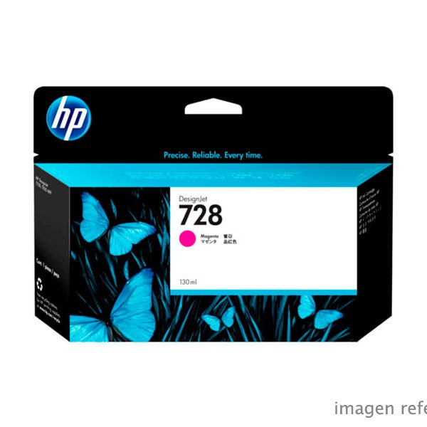 Tinta HP F9J66A (728) Magenta 130ml.