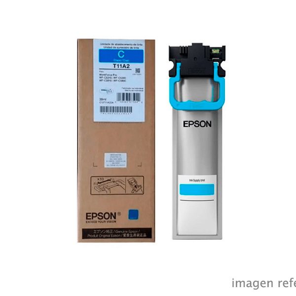Tinta Epson T11A220-AL Cyan WF-C5810 C5890 5,000 páginas