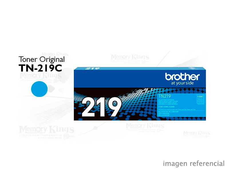 TN-219C Toner Brother TN219C Cian mfc-l3760cdw 1,2k.