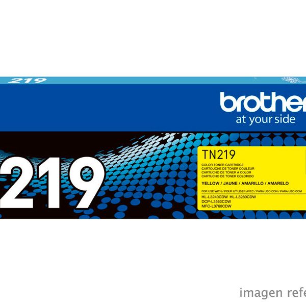 Toner Brother TN219Y Yellow mfc-l3760cdw 1,2k.