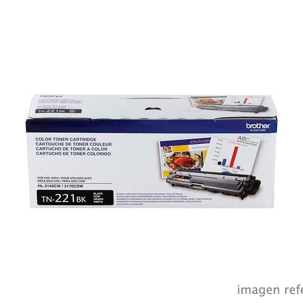 Toner Brother TN-221BK Black hl-3150cdn, hl-3170 2,500 Páginas.