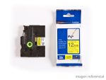 Cinta Brother TZE-FX631 Negro sobre Amarillo 1/2″