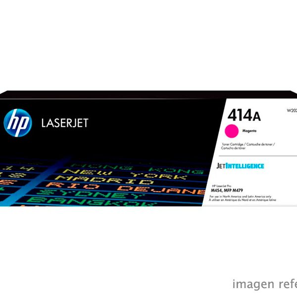 Toner HP W2023A (414A) M479dw, M454 Magenta 2,100 Paginas