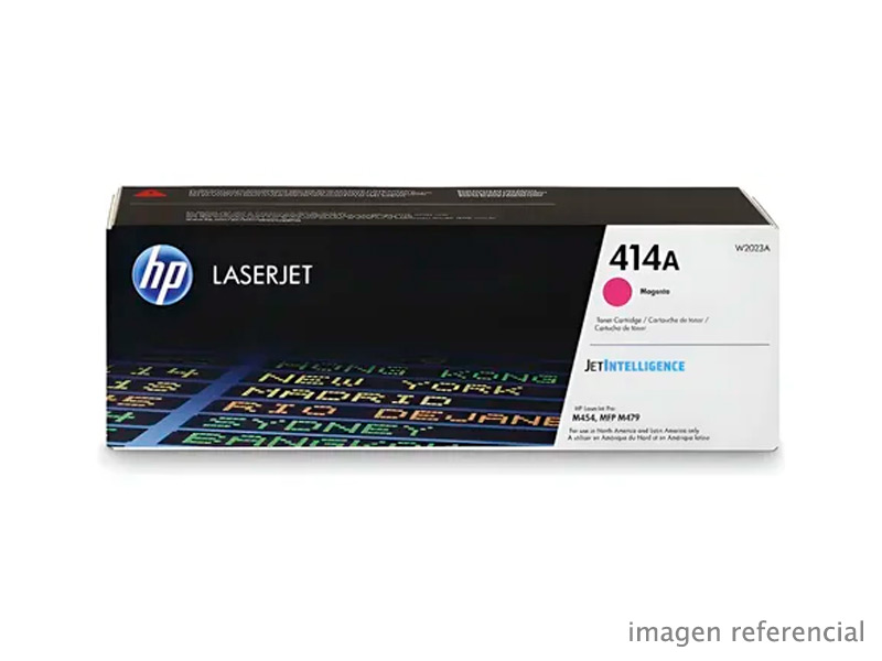 W2023X Toner HP W2023X 414X magenta LaserJet M454 6000 paginas