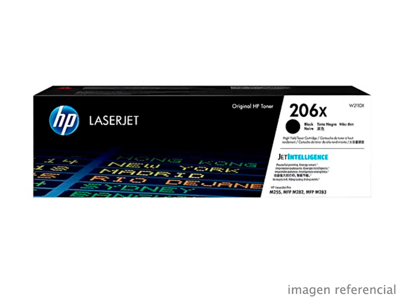 W2110X Toner HP W2110X 206X negro HP LaserJet M255 3,150 páginas