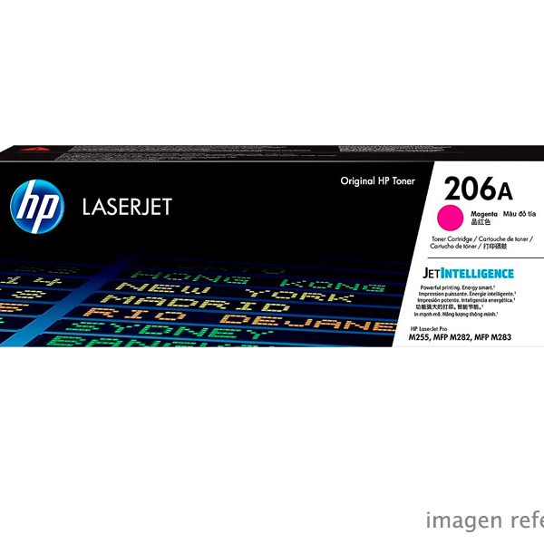 Toner HP W2113A 206A LaserJet M255 Magenta 1250 Paginas