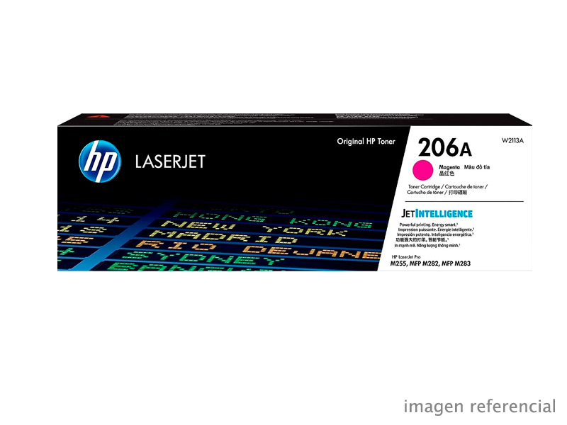 W2113A Toner HP W2113A 206A LaserJet M255 Magenta 1250 Paginas