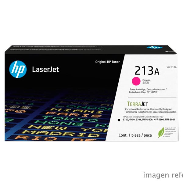 Toner HP W2133A (213a) l.j. 5800 Magenta 3k.